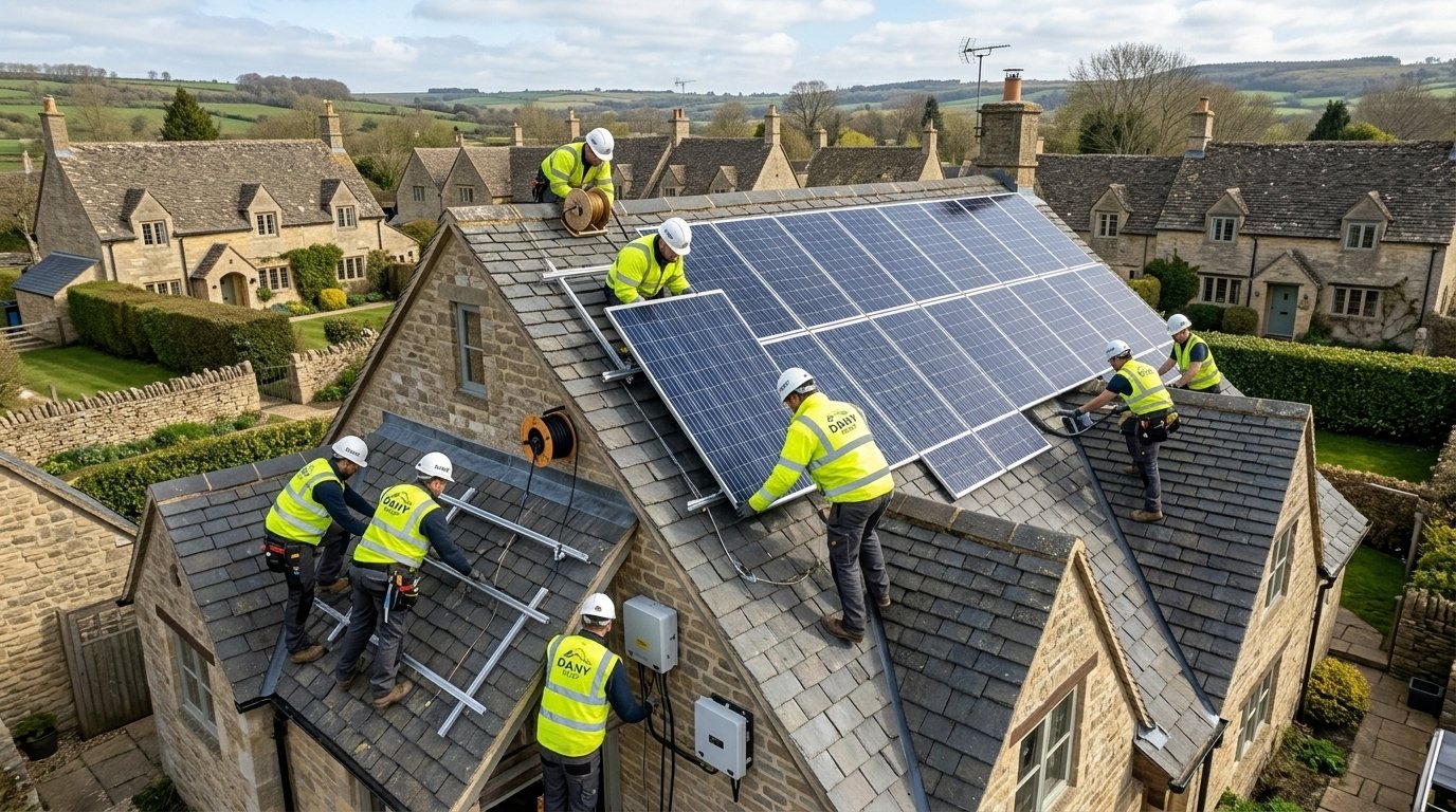 photovoltaic panel installation